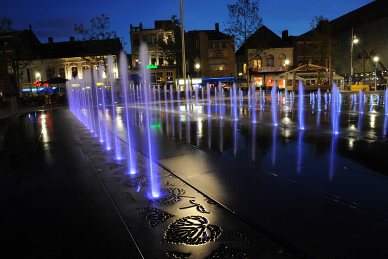 LED verlichting, Fontein op maat LED verlichting, Fontein op maat
