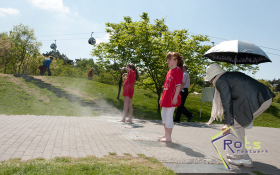 Blotevoetenpad Floriade 2012 te Venlo